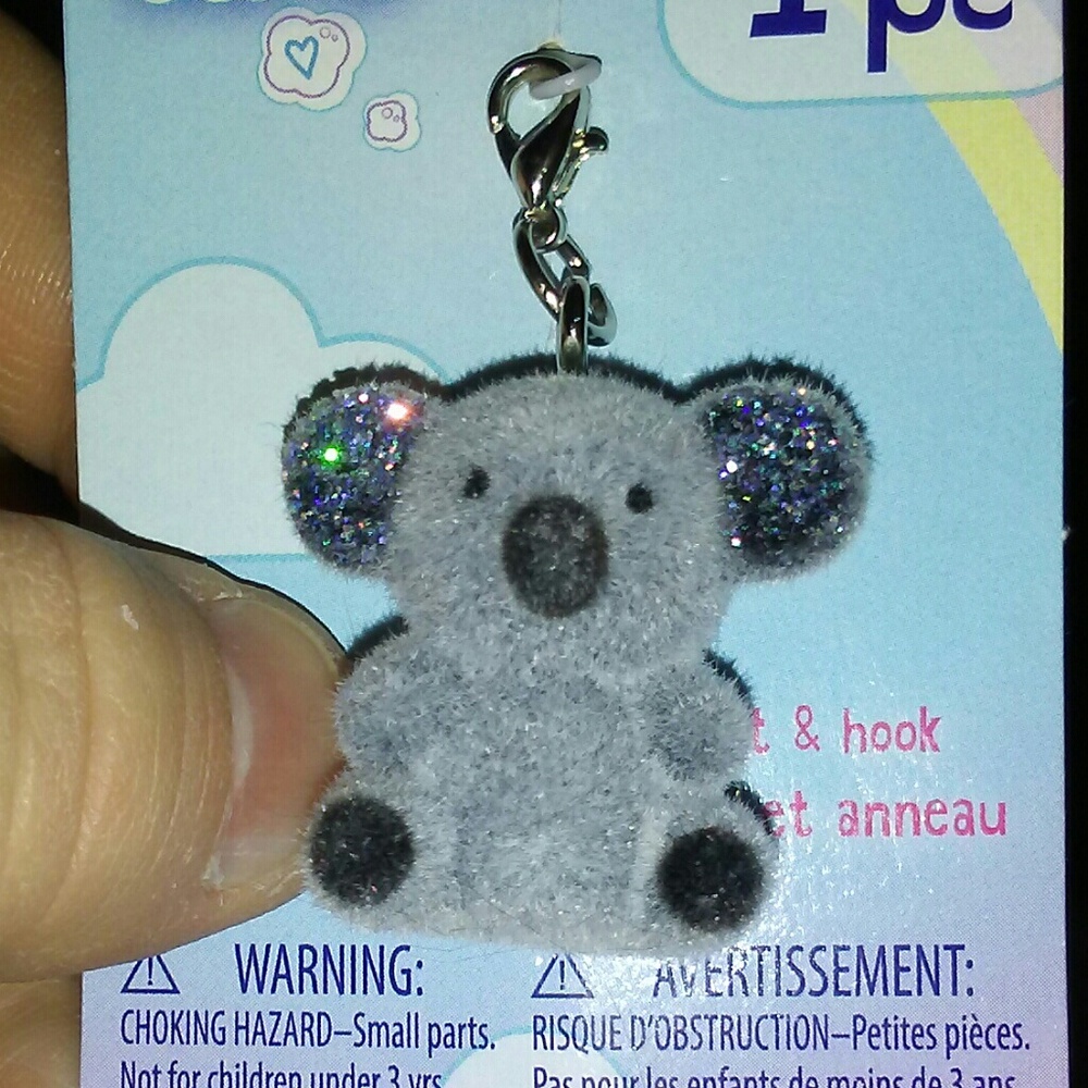 Fuzzy Pals Charm Chain Koala Necklace
